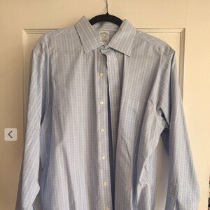 Brooks Brothers Blue Long Sleeve Button Down The Original Polo Shirt
